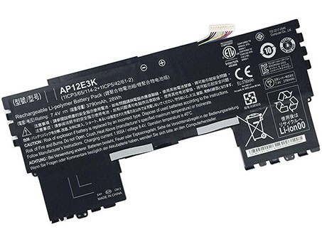 Oem Replacement laptop battery for acer AP12E3K Oem Replacement laptop battery acer for AP12E3K