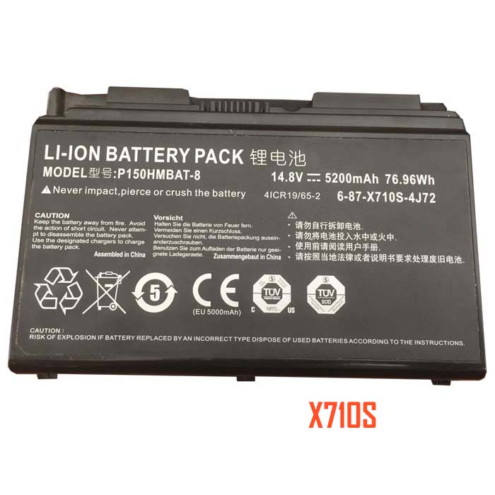 Oem Replacement laptop battery CLEVO  for P170HM 