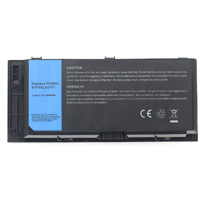 Oem Replacement laptop battery DELL  for X57F1 