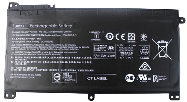 Oem Replacement laptop battery hp  for 0N03XL 