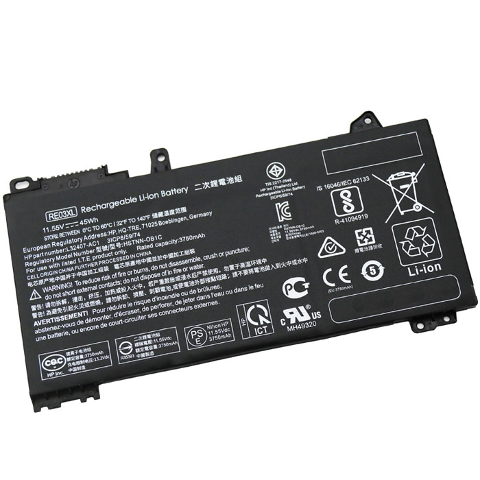Oem Replacement laptop battery hp  for RE03XL 