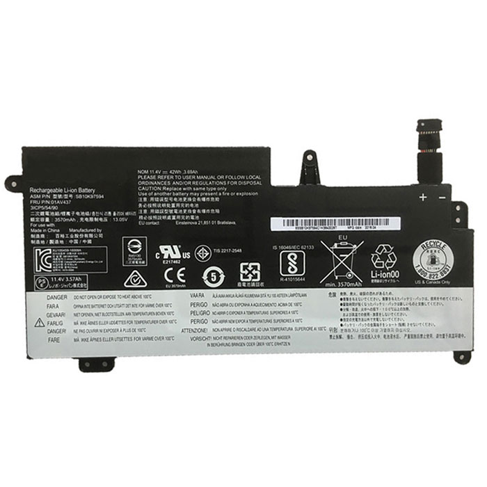 Oem Replacement laptop battery lenovo  for Thinkpad New S2 2018(20L1A00ACD) 