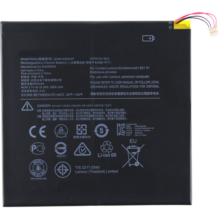 Oem Replacement laptop battery lenovo  for Miix 310 10ICR-(80SG001CSP) 